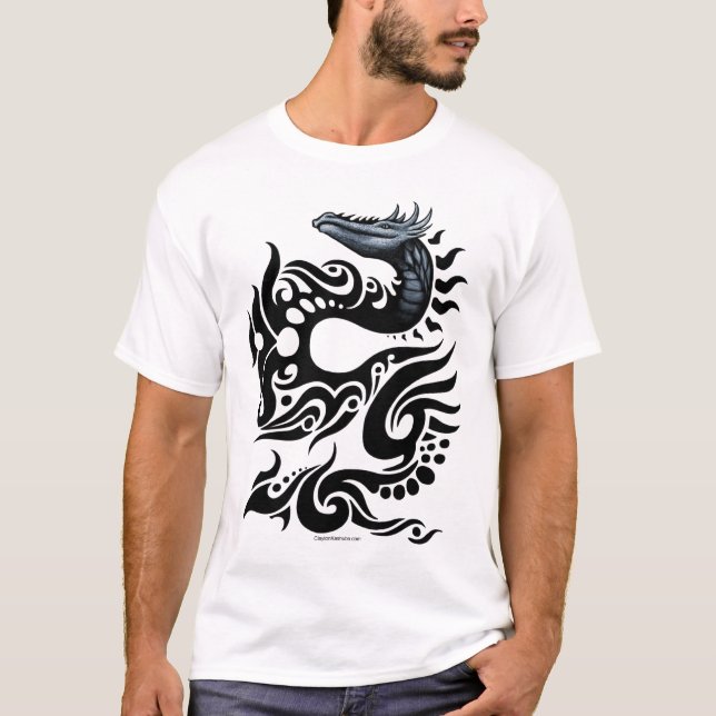 Stam- drakedesign t-shirt (Framsida)