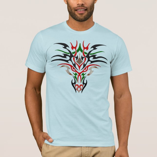 stam- drakehuvud tee shirt (Framsida)