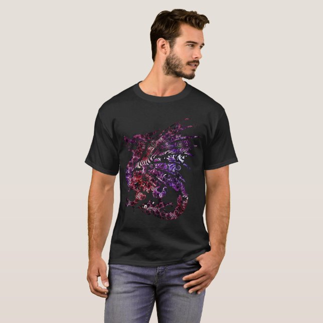 Stam- drakemanar t-skjorta t-shirt (Hel framsida)