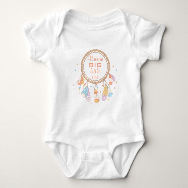 Stam- Dreamcatcher Boho citationstecken Tee (Framsida)