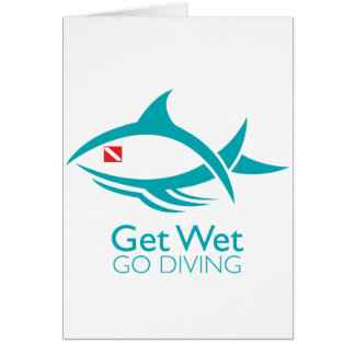Stam- dykfisk hälsningskort