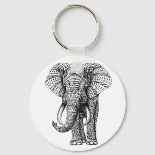 stam- elefant nyckelring