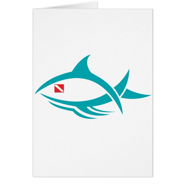 Stam- fisk hälsningskort (Framsidan)