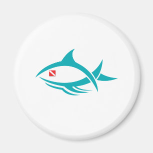 Stam- fisk magnet