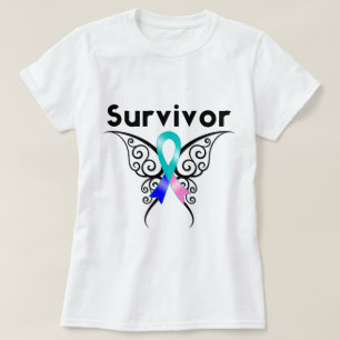 Stam- fjäril för Thyroidcanceröverlevande Tröja