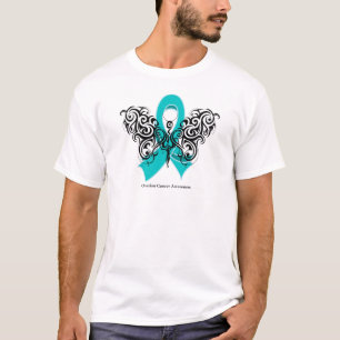Stam- fjärilsband för Ovarian cancer Tee Shirt