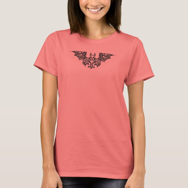 Stam fladdermus-skjorta tee shirt (Framsida)