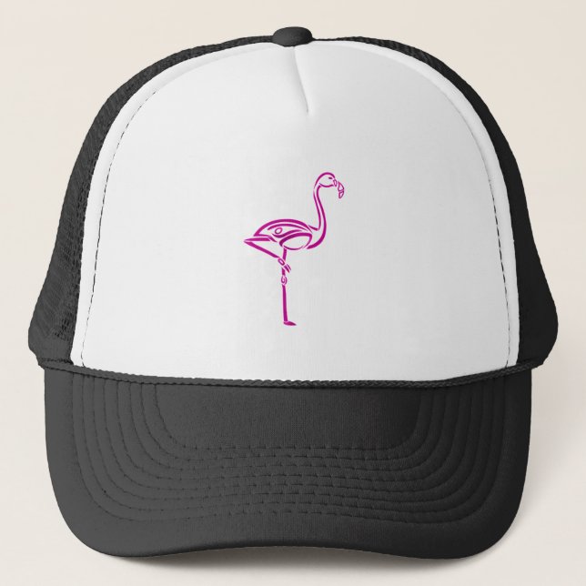 Stam- Flamingo Truckerkeps (Framsida)