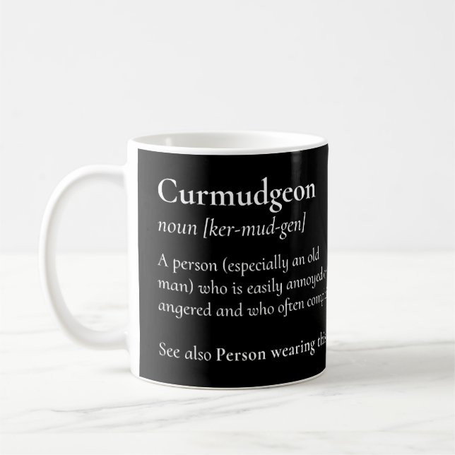 Stam för grumpy, Grouchy, Pappa eller Far Kaffemugg (Vänster)