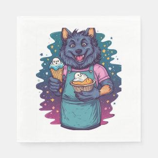 Stam för Werevarulv Ice Cream Pappersservett