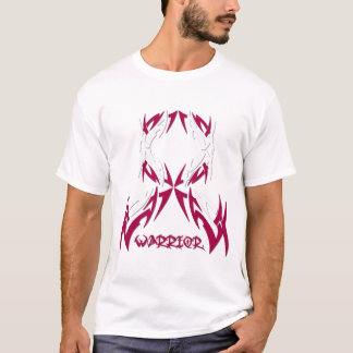Stam- halscancermanar krigare t-shirt