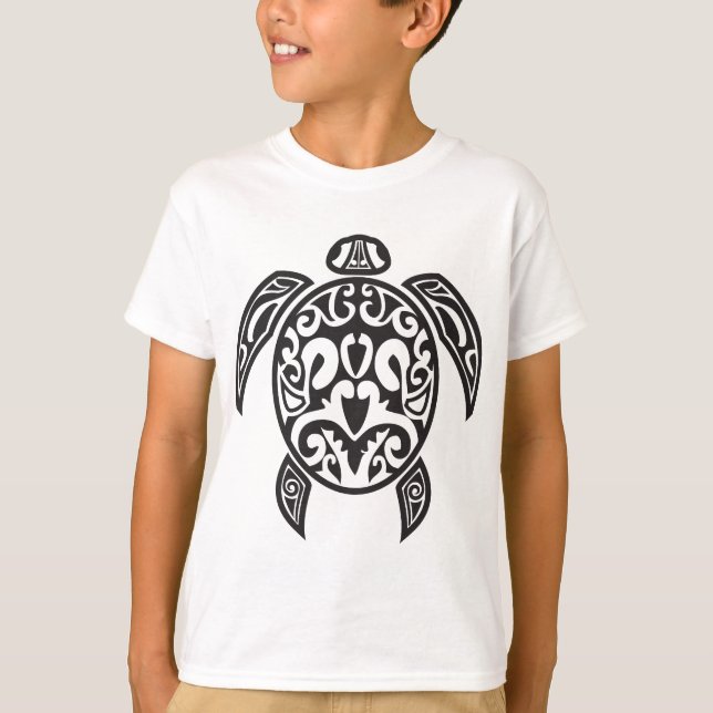 Stam- havssköldpadda t-shirt (Framsida)