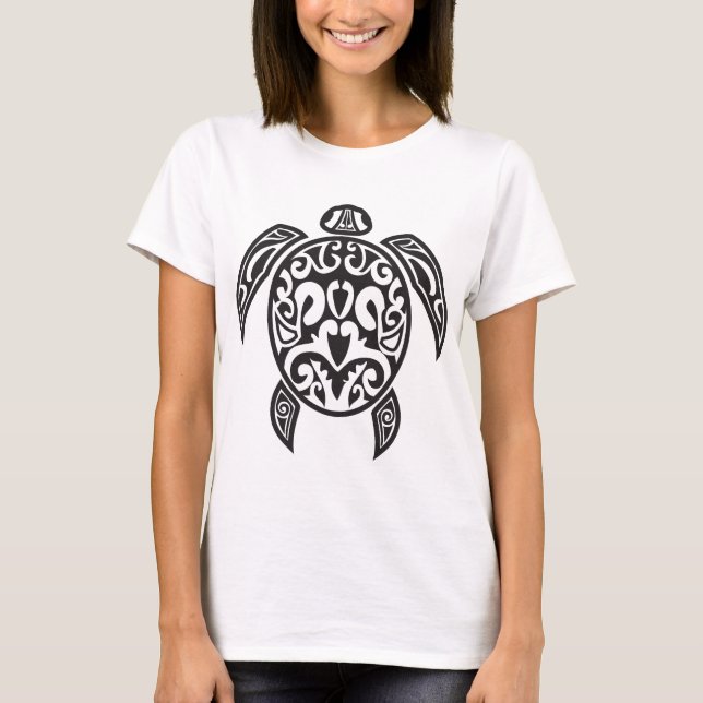 Stam- havssköldpadda tee shirt (Framsida)
