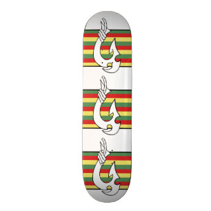 Stam- hawaiansk fiskkrok skateboard bräda 20 cm