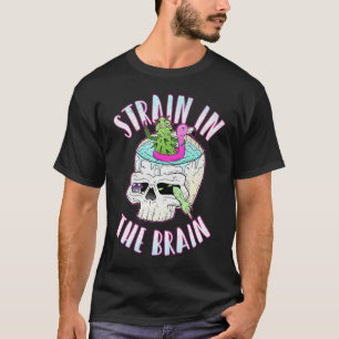 Stam i Brain Ogräs Skull Flamingo Summer St T Shirt