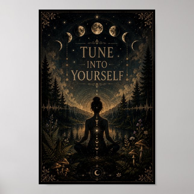 Stäm In I Dig Själv Poster | Celestial Meditation  (Framsidan)