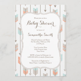 Stam- inbjudan för pilpojkebaby shower