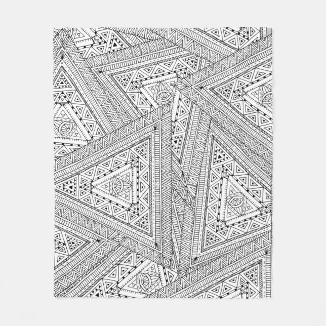 Stam- klotter 2 fleecefilt (Framsidan)