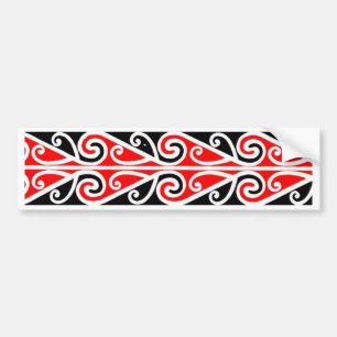 stam- konst för maori designer för dig bildekal