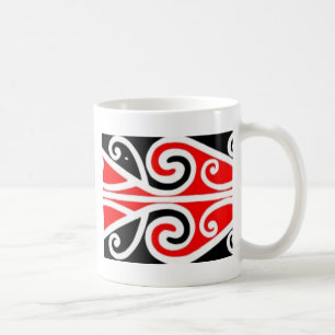 stam- konst för maori designer för dig kaffemugg