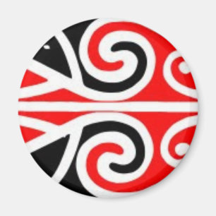 stam- konst för maori designer för dig magnet