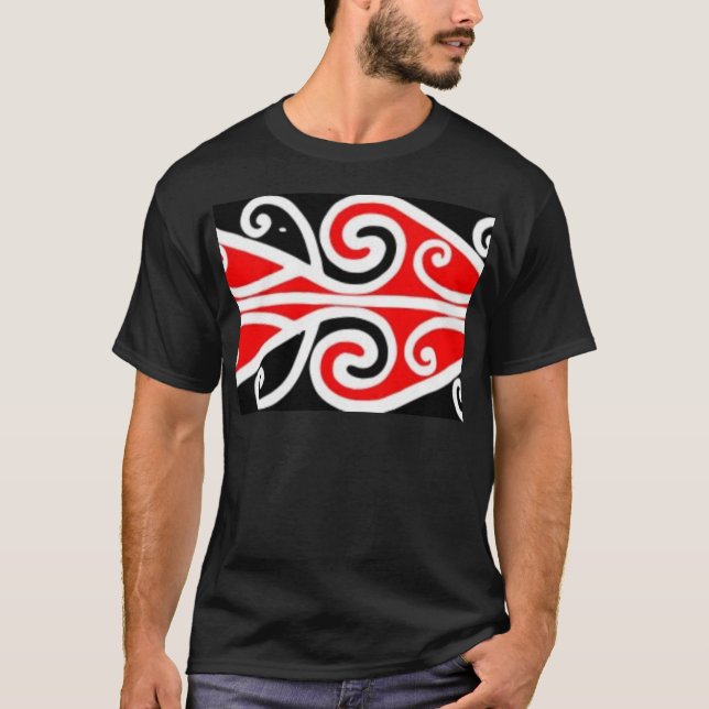 stam- konst för maori designer för dig t shirt (Framsida)