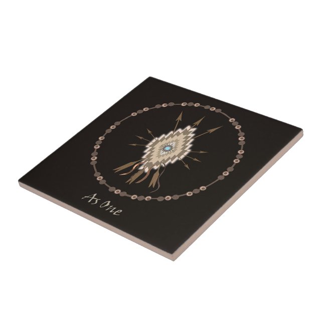 Stam- konst för symbolvänskapmotiv belägger med kakelplatta (Sidan)