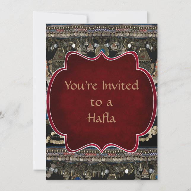 Stam- Kuchi magdans Inbjudningar (Framsida)