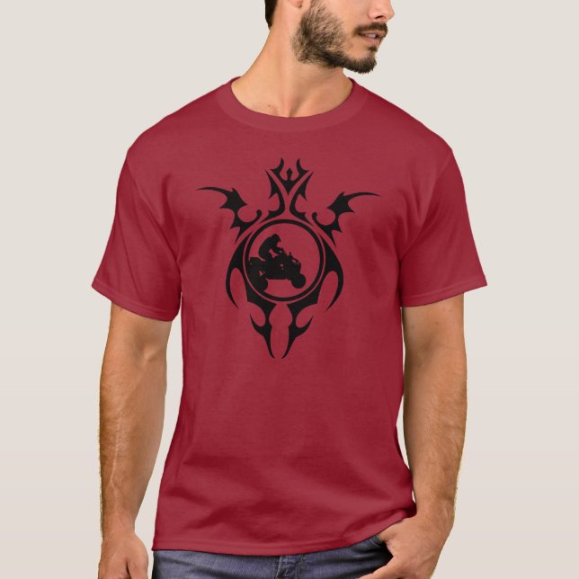 stam- kvadrater t-shirt (Framsida)
