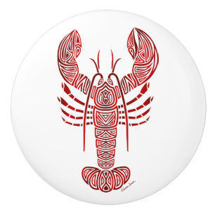 Stam- Maine hummer Knopp