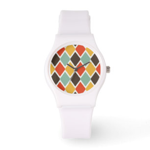 Stam- modemönster för modern ikat armbandsur