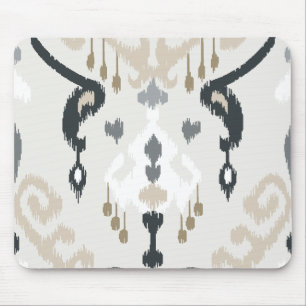 Stam- mönster för chic modern ikat för musmatta