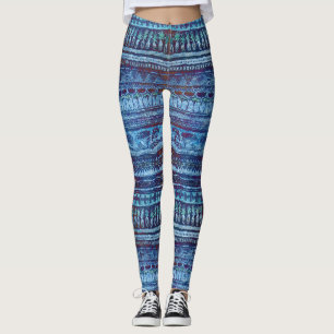 Stam- mönster för kall ananas leggings