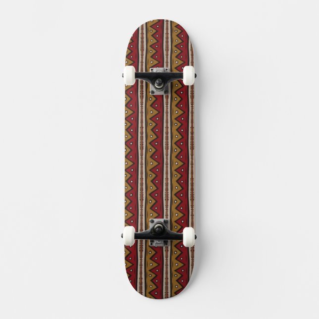 Stam- mönster old school skateboard bräda 21,6 cm (Framsida)