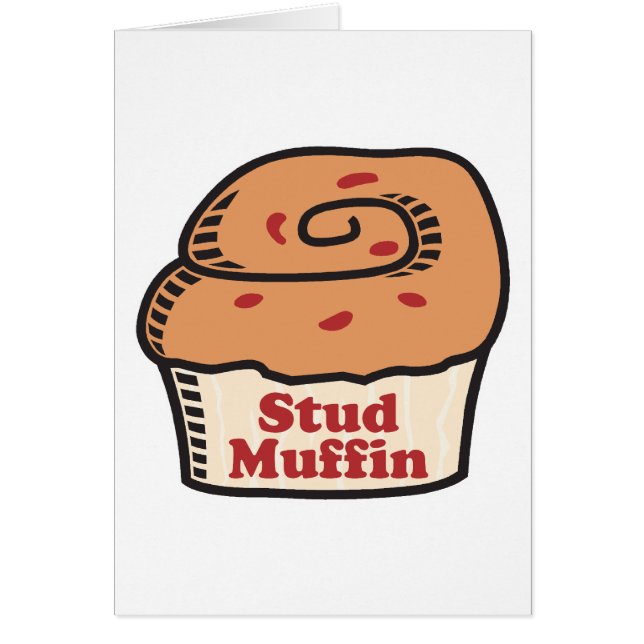 stam muffin hälsningskort (Framsidan)