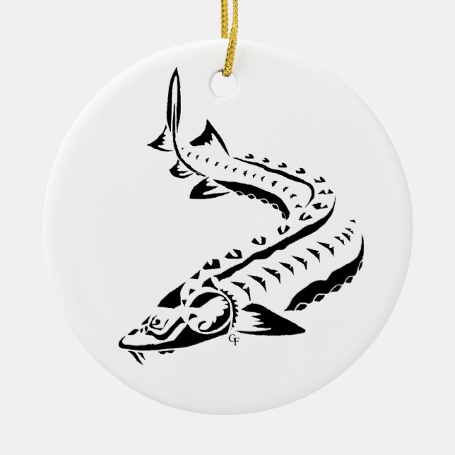 Stam- ny vitprydnad julgransprydnad keramik (Framsidan)