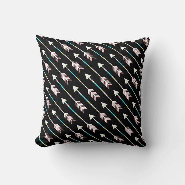 Stam- pilar för moderna chic Aztec Hipsterpilar Kudde (Framsida)