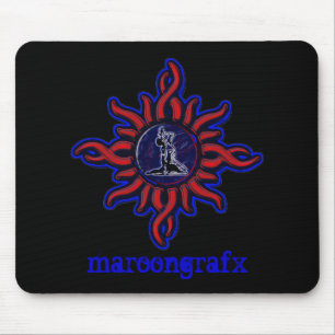 Stam- rödbruna Mousepad Musmatta