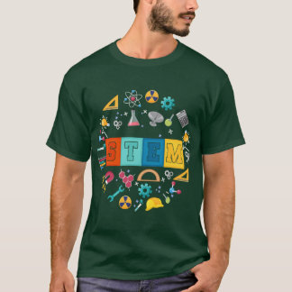 Stam Scienceechnology Teknik Matematiklärare Tillb T Shirt