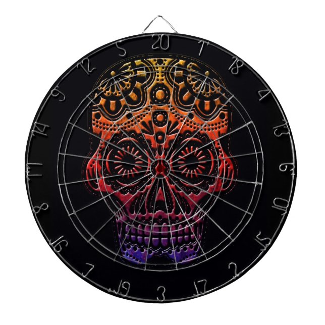 Stam- skalledartboarddesign piltavla (Framsidan)