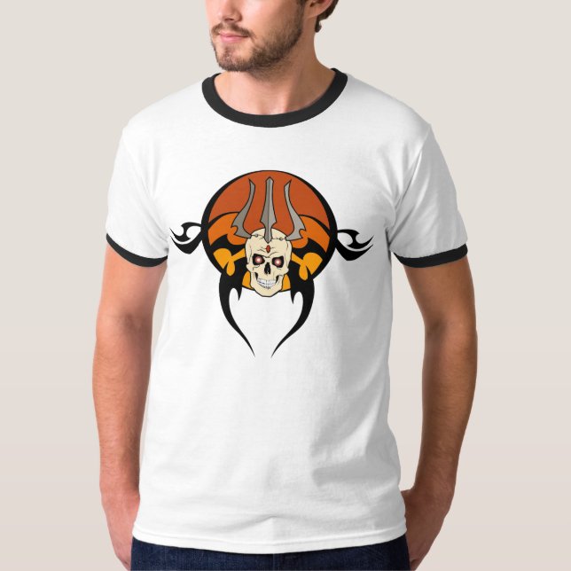 Stam- skalletatuering t shirt (Framsida)