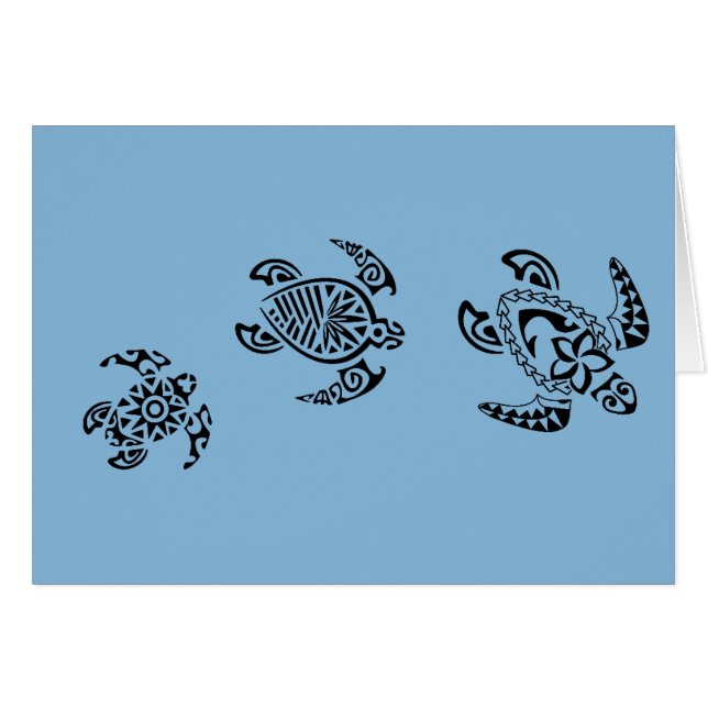 Stam- sköldpaddaTriodesign Hälsningskort (Framsidan Horizontal)