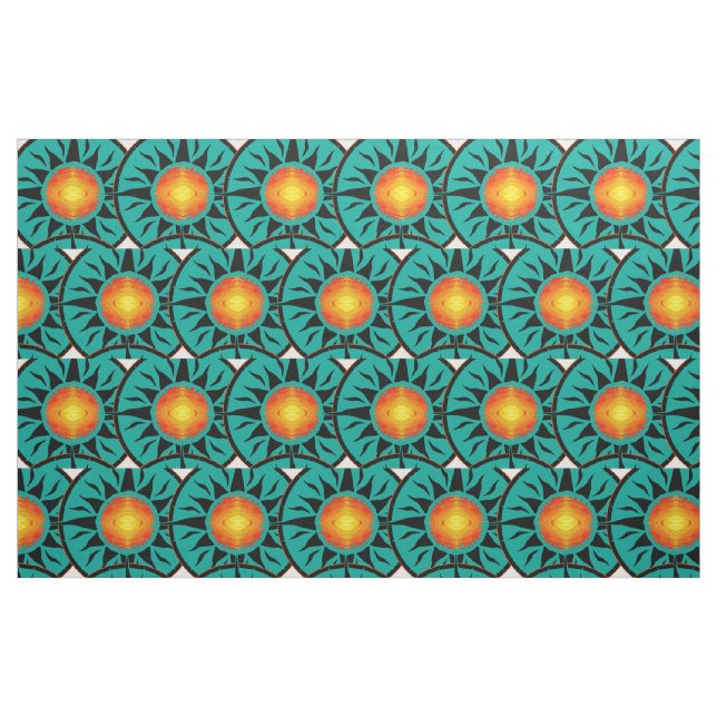 Stam- sol som upprepar överlappning tyg (Fat Quarter)