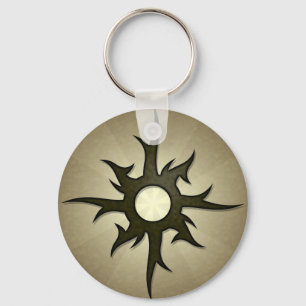 Stam- sol- taggar Keychain Nyckelring