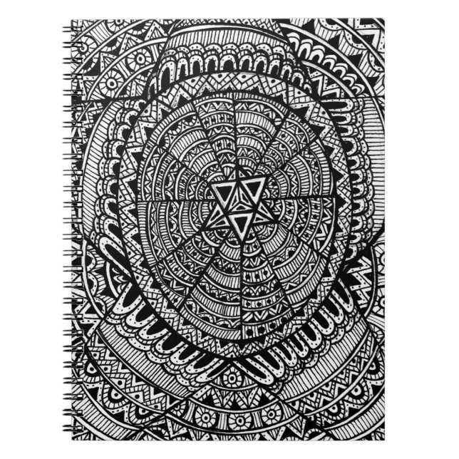 Stam- stjärna anteckningsbok med spiral (Framsidan)