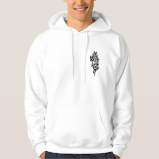 Stam- tatuering med skallen hoodie