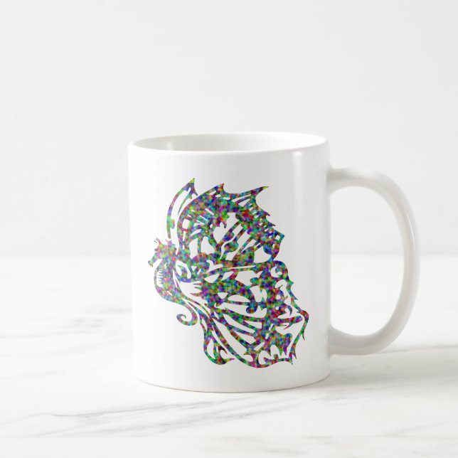 Stam- tatueringfjärilsSeahorse Kaffemugg (Höger)