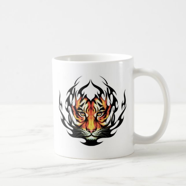 stam- tigertatuering kaffemugg (Höger)