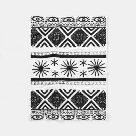 Stam- tryckdesign fleecefilt