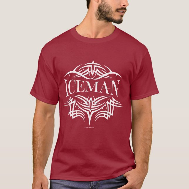 Stam- (vanlig) hockeyIceman, Tee Shirt (Framsida)